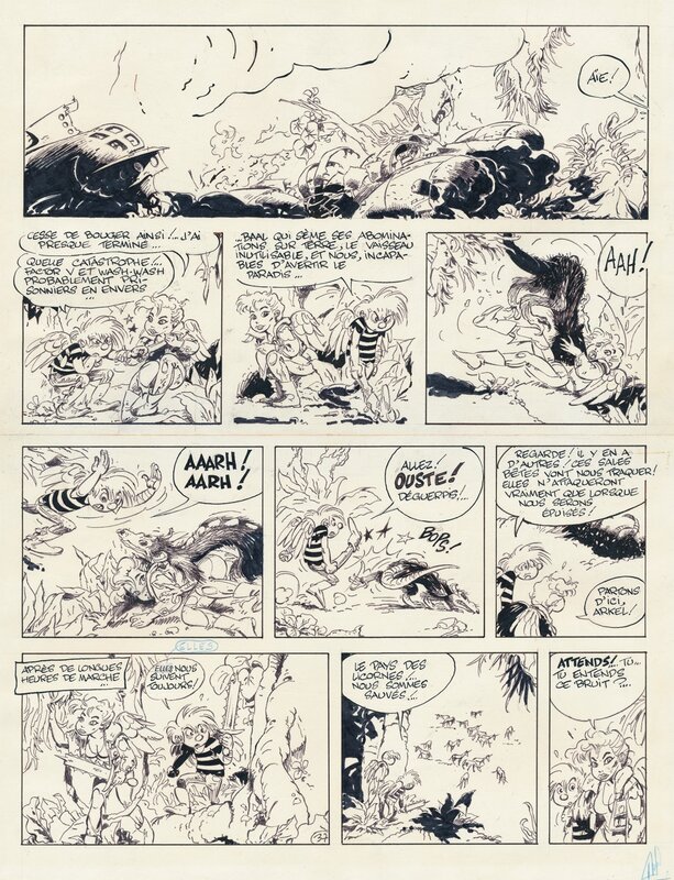 Arkel par Marc Hardy - Planche originale