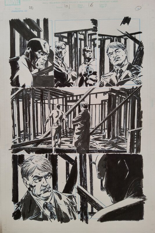 Michael Lark, Stefano Gaudiano, Daredevil # 101 p. 16 - Planche originale