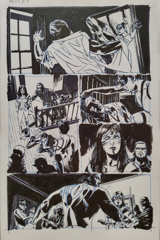 Michael Lark, Stefano Gaudiano, Daredevil # 115 p. 7 - Planche originale