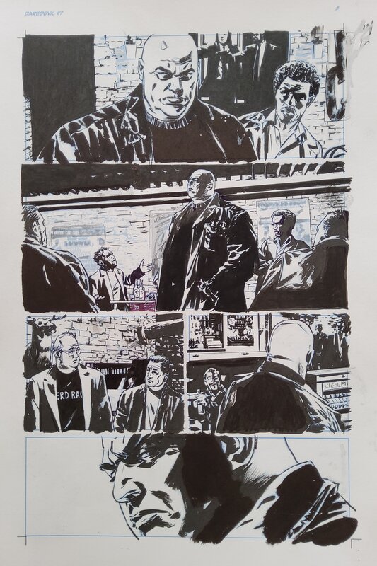 Michael Lark, Stefano Gaudiano, Daredevil # 117 p. 3 - Planche originale