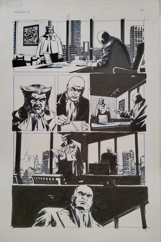 Michael Lark, Stefano Gaudiano, Daredevil # 119 p. 10 - Planche originale