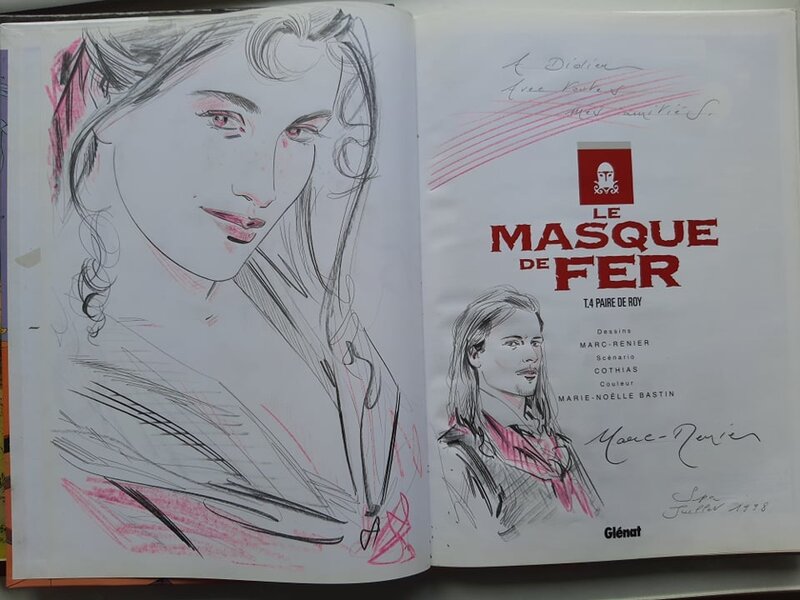 Le masque de fer par Marc-Renier - Dédicace