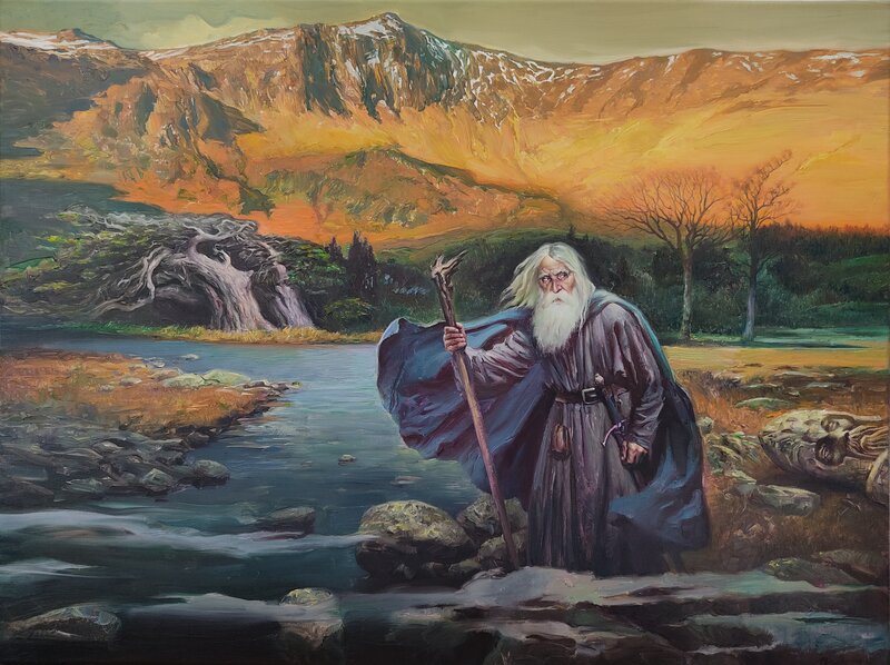 Petar Meseldžija, Gandalf the Wanderer - Original Illustration
