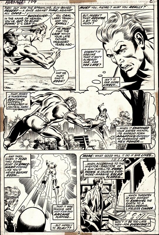 Avengers 104 Page 2 by Rich Buckler, Joe Sinnott - Comic Strip