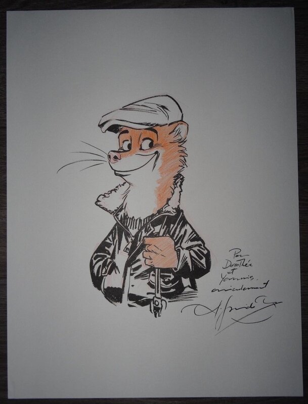 Juanjo Guarnido, Blacksad - illustration A3 - Illustration originale