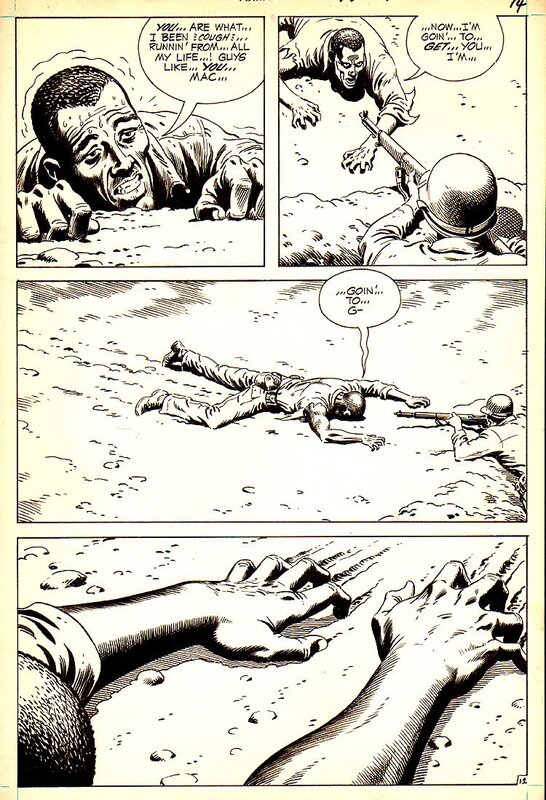 Russ Heath, Our Army At War 226 Page 12 - Planche originale