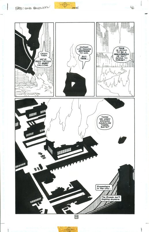 Tim Sale, Jeph Loeb, BATMAN LONG HALLOWEEN - Comic Strip