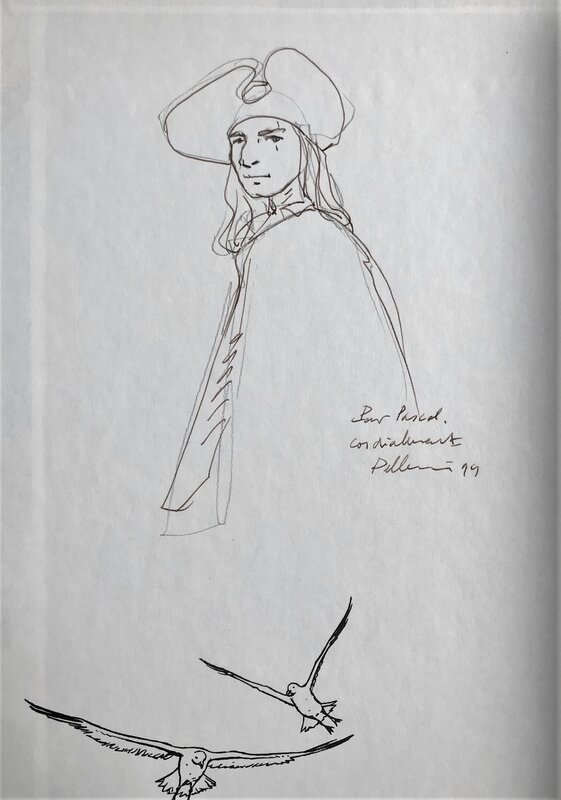 Patrice Pellerin, L'épervier t 4 Captives à bord - dédicace - Sketch