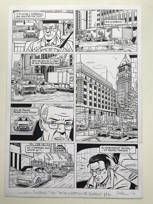 André Taymans, Caroline Baldwin tome 16, pl16 - Comic Strip