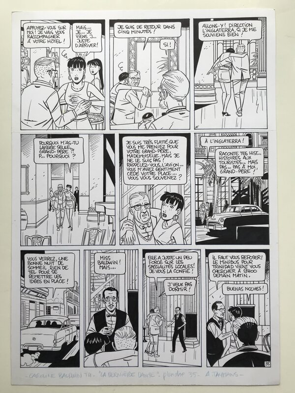 André Taymans, Caroline Baldwin tome 4 - Comic Strip