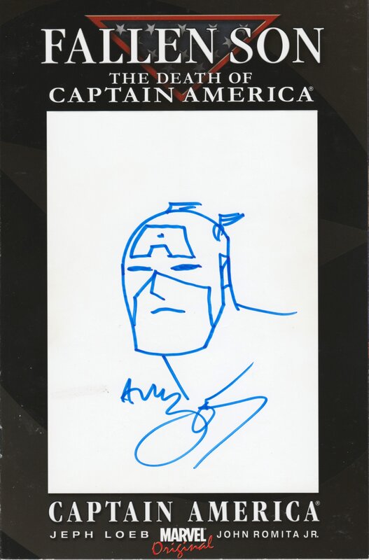 Captain America par Michael Avon Oeming - Dédicace
