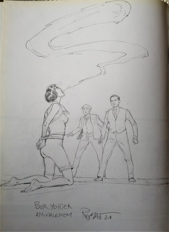 Olivier Roman, Harry Dickson-T.10 La sorcière du Kent - Sketch