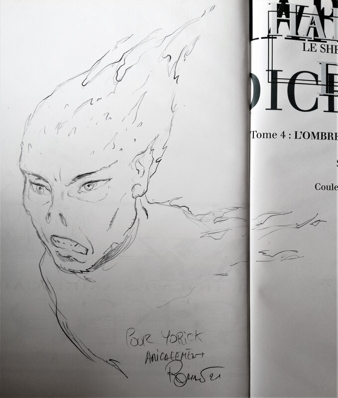 Olivier Roman, Harry Dickson-T.4 L'ombre de Blackfield - Sketch