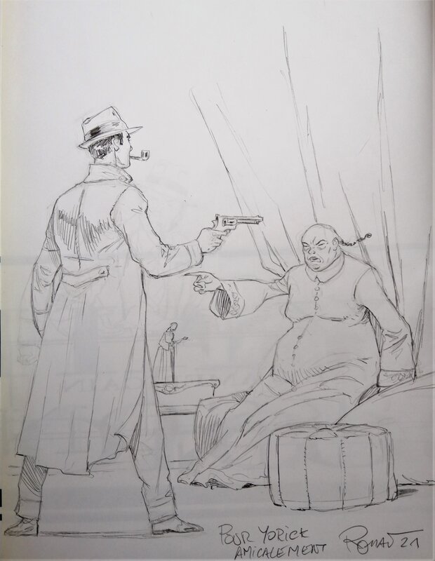 Olivier Roman, Harry Dickson-T.6 Terreur jaune - Sketch
