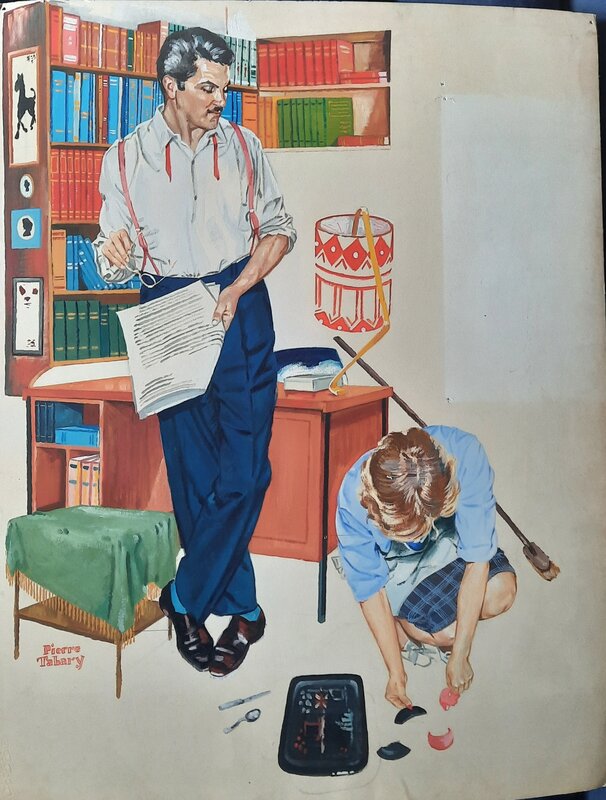 Peinture by Pierre Tabary - Comic Strip