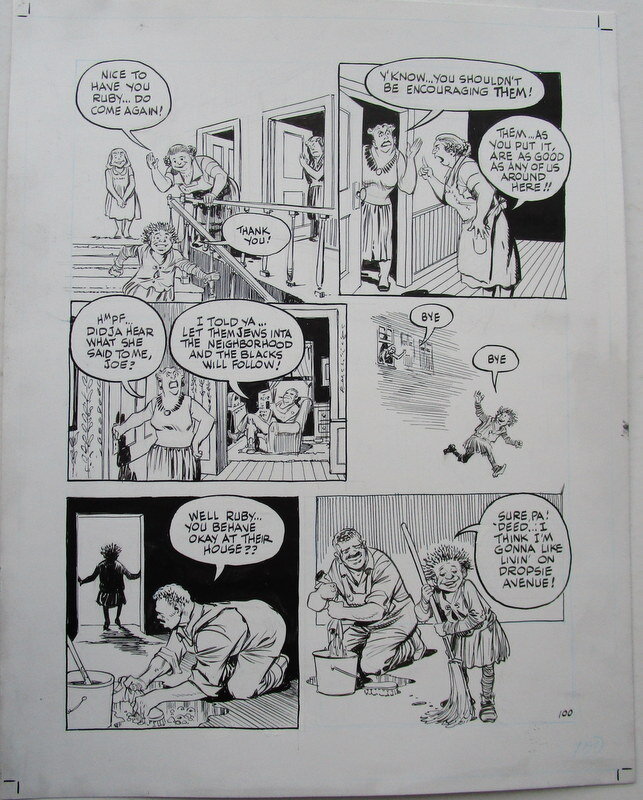 Will Eisner, Dropsie avenue - page 100 - Planche originale
