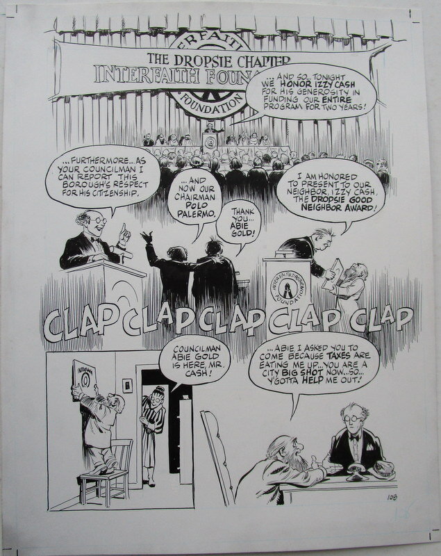 Will Eisner, Dropsie avenue - page 108 - Planche originale