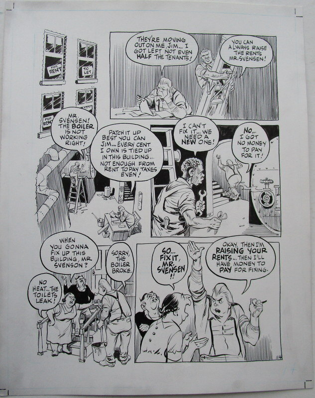 Will Eisner, Dropsie avenue - page 114 - Planche originale
