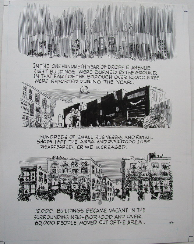Will Eisner, Dropsie avenue - page 154 - Planche originale