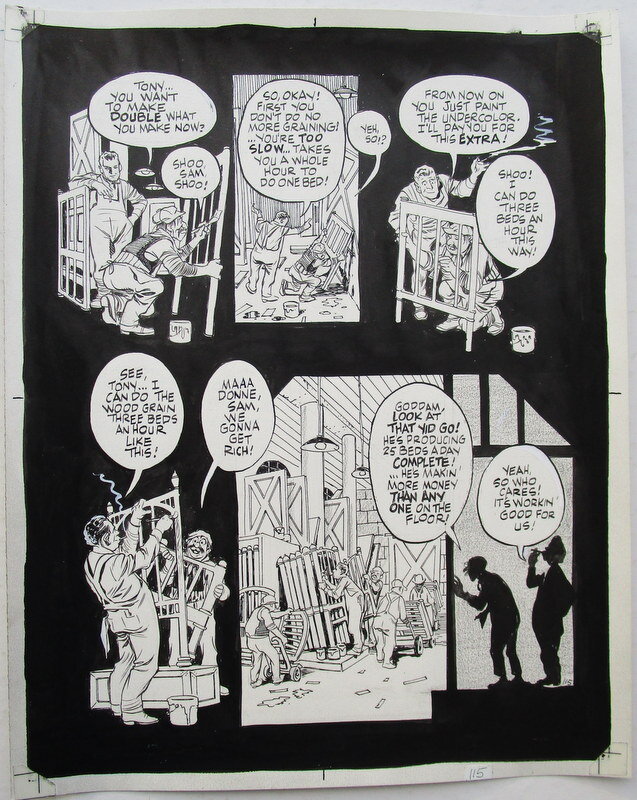 Will Eisner, Heart of the storm - page 115 - Planche originale