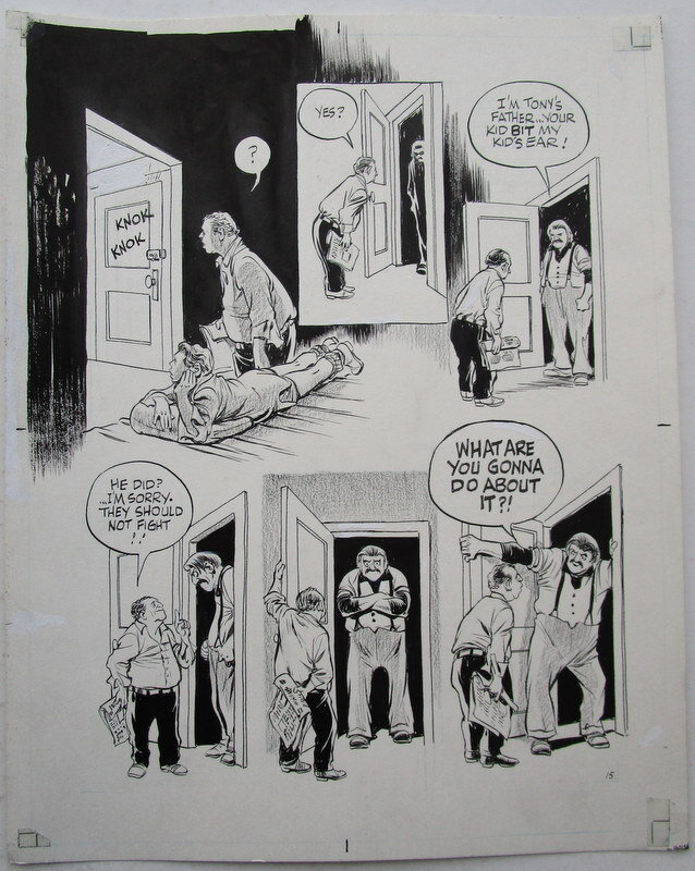 Will Eisner, Heart of the storm - page 15 - Planche originale