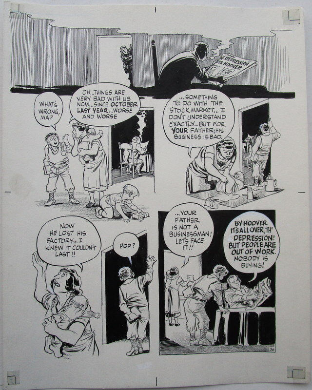 Will Eisner, Heart of the storm - page 36 - Planche originale