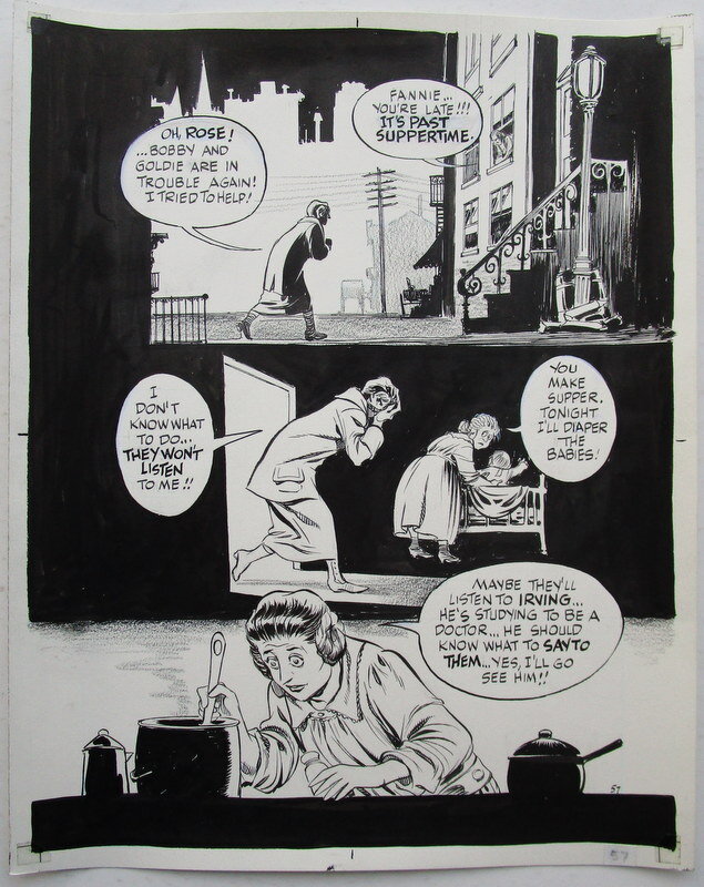 Will Eisner, Heart of the storm - page 57 - Planche originale