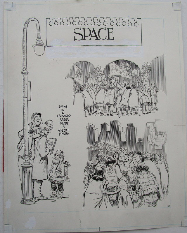 Space page 1 par Will Eisner Planche originale