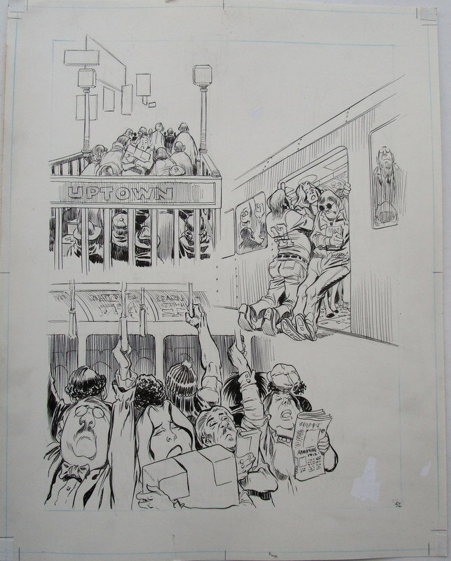 Space page 2 par Will Eisner Planche originale