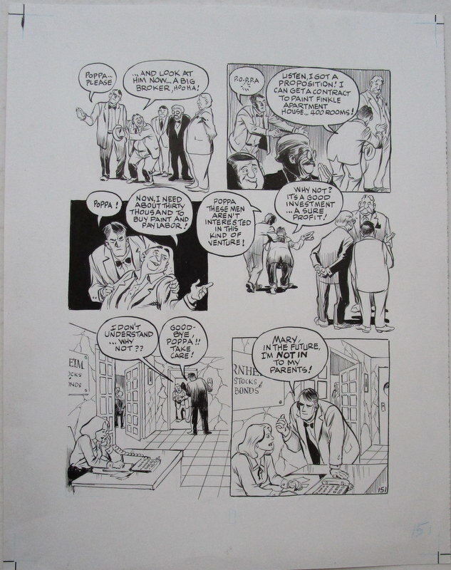 Will Eisner, The name of the game - page 151 - Planche originale