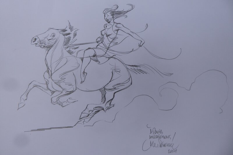 Cavalière by Al Severin - Sketch