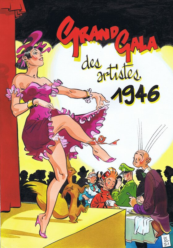 Al Severin, Spirou - Grand gala des artistes - Comic Strip