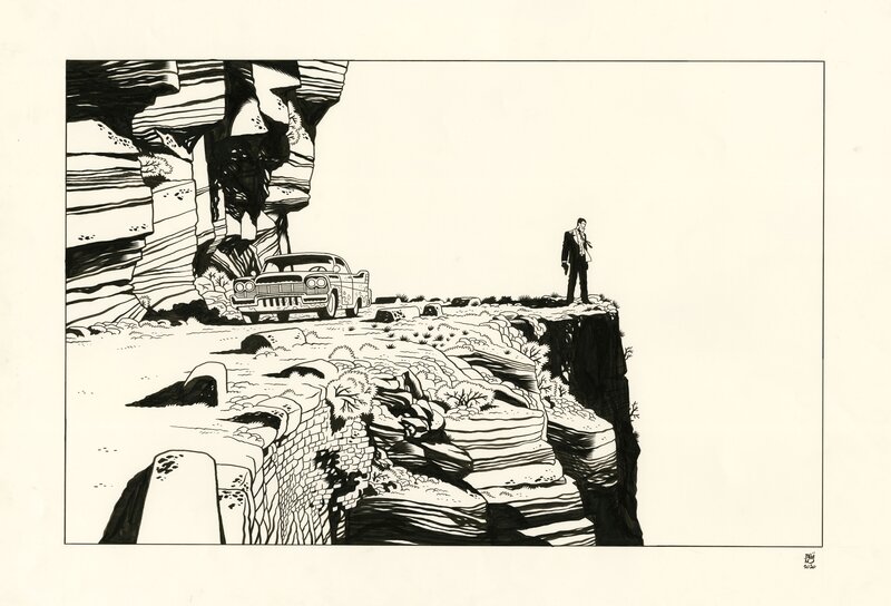 Brüno, Tyler Cross - Affiche d'expo - Original Illustration