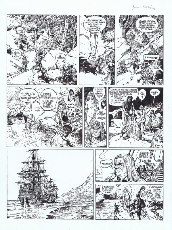 Compagnons de fortune Au milieu de nulle part..., Tome 2, Planche 19 by Franz - Comic Strip