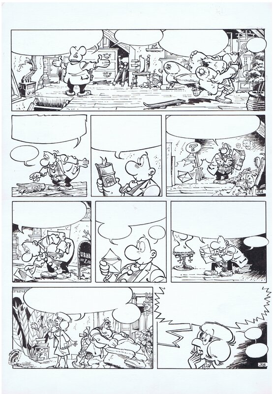 Greg, Walter Melon (Achille Talon, Olivier Blunder) - Magnesia's Treasure - Comic Strip