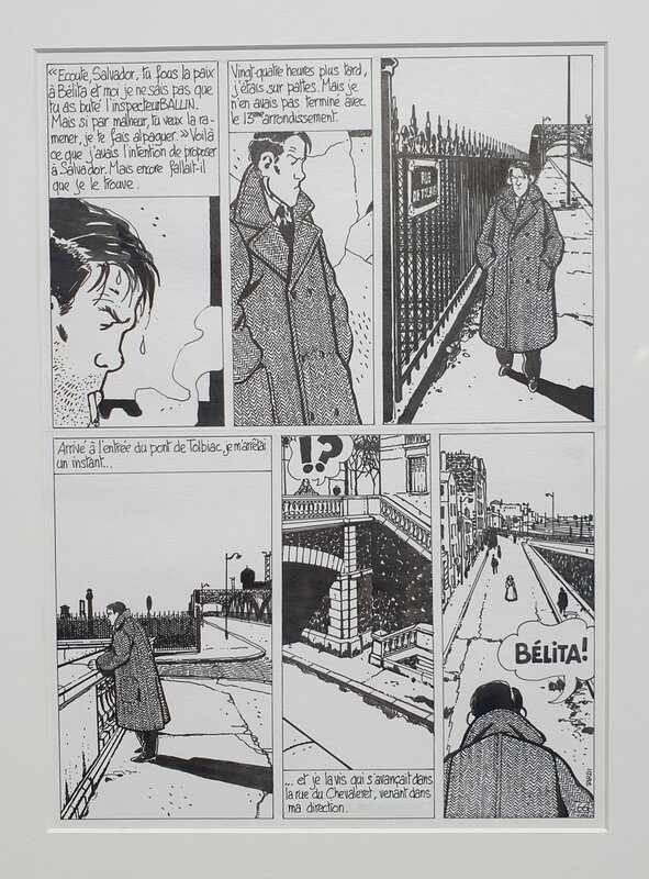 Jacques Tardi, Nestor Burma / Brouillard au Pont de Tolbiac - Comic Strip