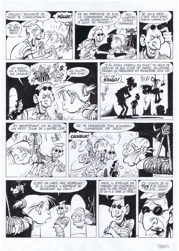 Fabrice Tarrin, Violine Le mauvais oeil, Tome 2, Planche 35 - Planche originale