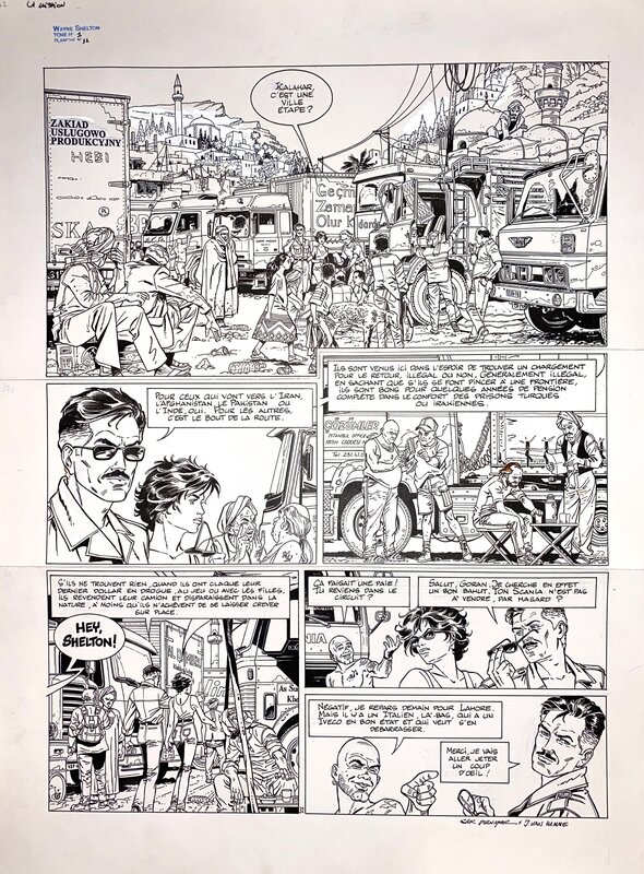 Christian Denayer, Wayne Shelton T1 planche 32 - Comic Strip