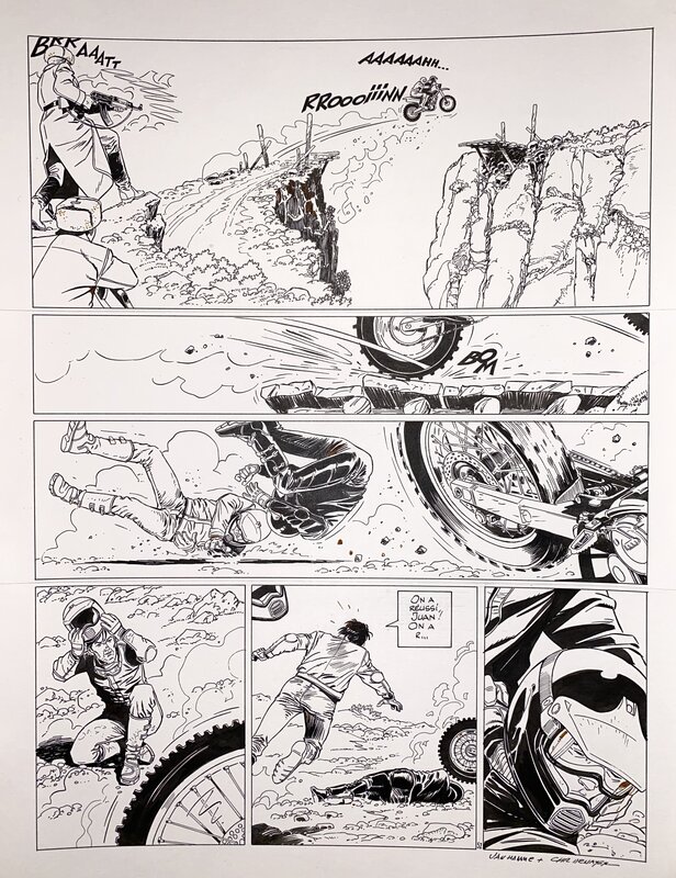 Christian Denayer, Wayne Shelton T2 planche 52 - Comic Strip