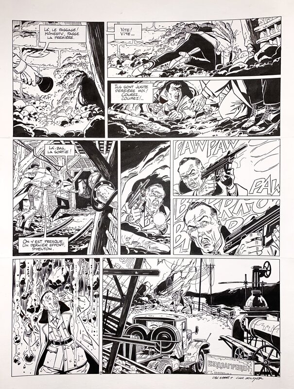 Christian Denayer, Wayne Shelton T2 planche 59 - Comic Strip