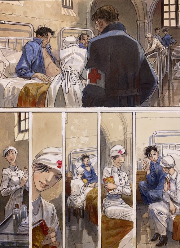 Jean-Pierre Gibrat, Mattéo tome 1 planche 43 - Comic Strip