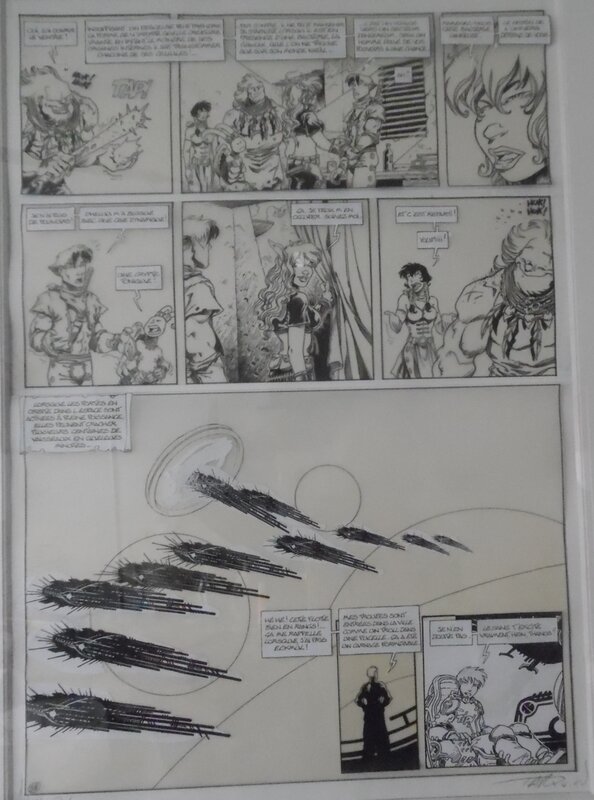 Didier Tarquin, Lanfeust les sables d'alaxar - Planche originale