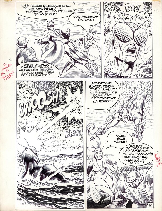 Jean-Yves Mitton - Mikros - MUSTANG 60 Page 14 - Planche originale