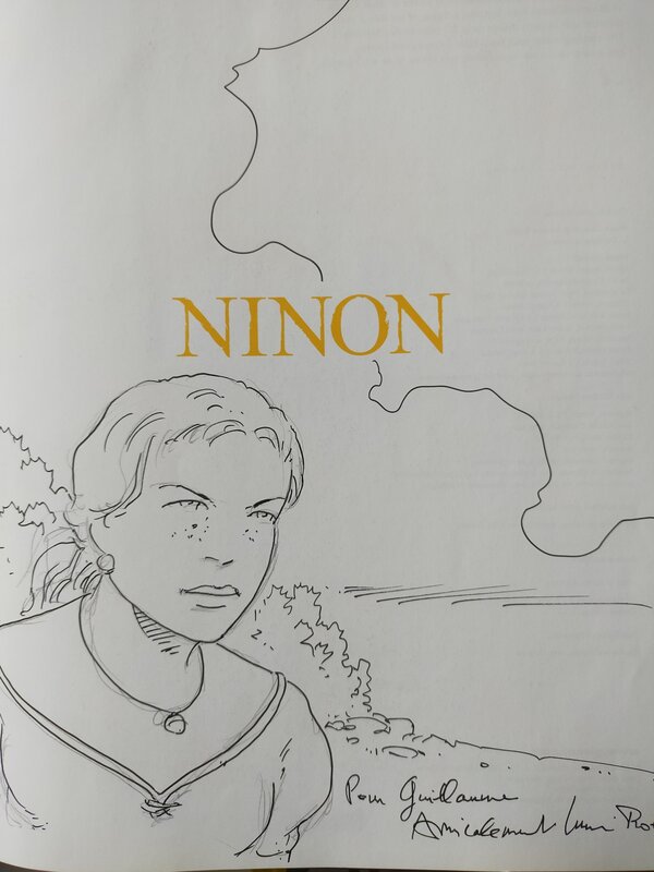 Fleury Nadal, Ninon by Lucien Rollin - Sketch