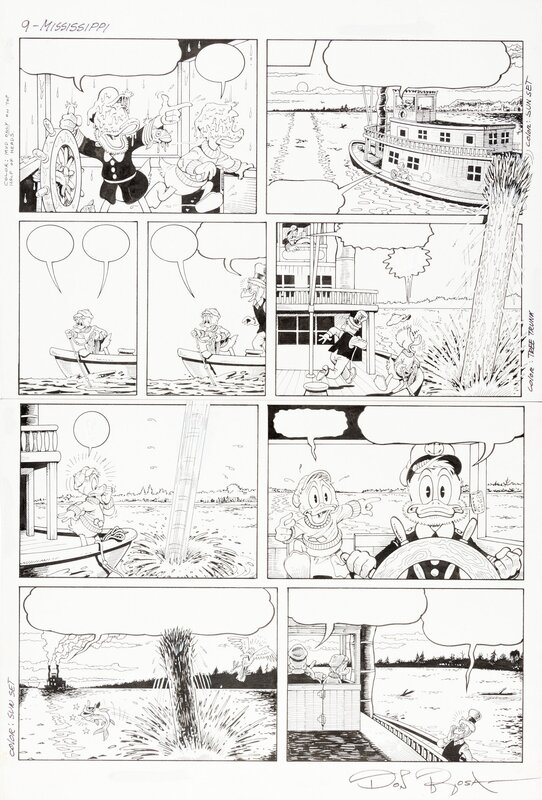 Don Rosa, La Jeunesse de Picsou, chapitre 2: Le Roi du Mississippi - p9 - Comic Strip