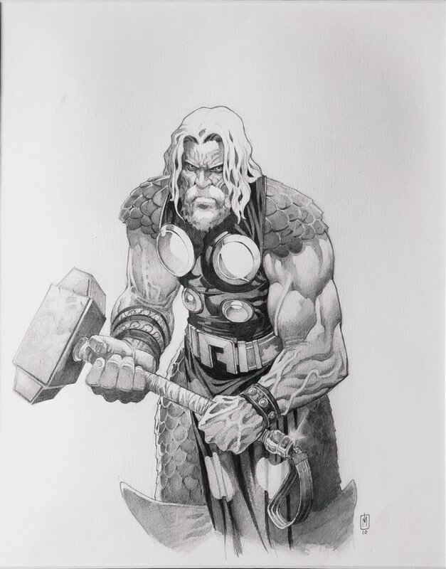 Thor par Dimitri Armand - Illustration originale