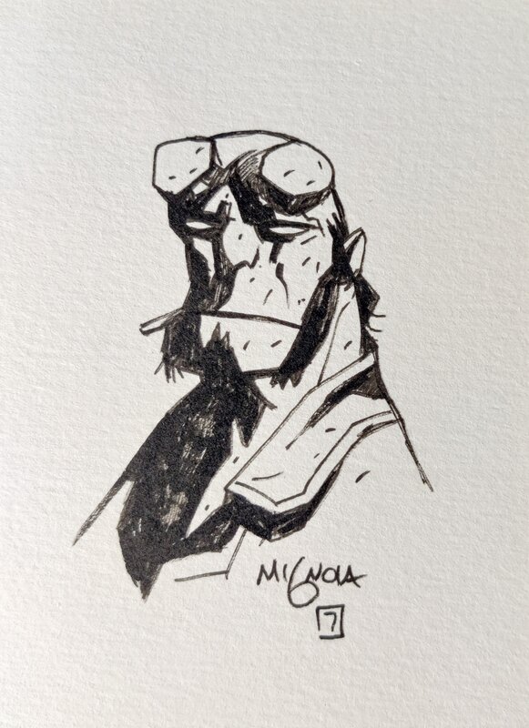 Hellboy - Mike Mignola - Illustration originale