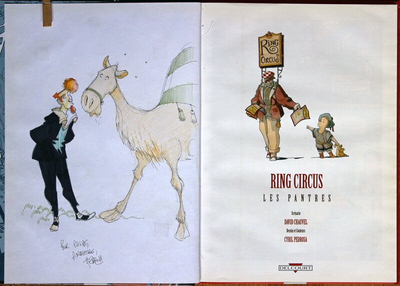 Ring Circus par Cyril Pedrosa - Dédicace