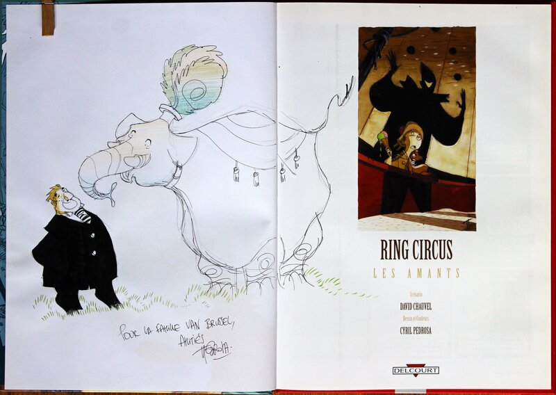 Ring Circus par Cyril Pedrosa - Dédicace