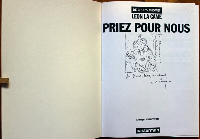 Priez pour nous par Nicolas De Crécy - Dédicace